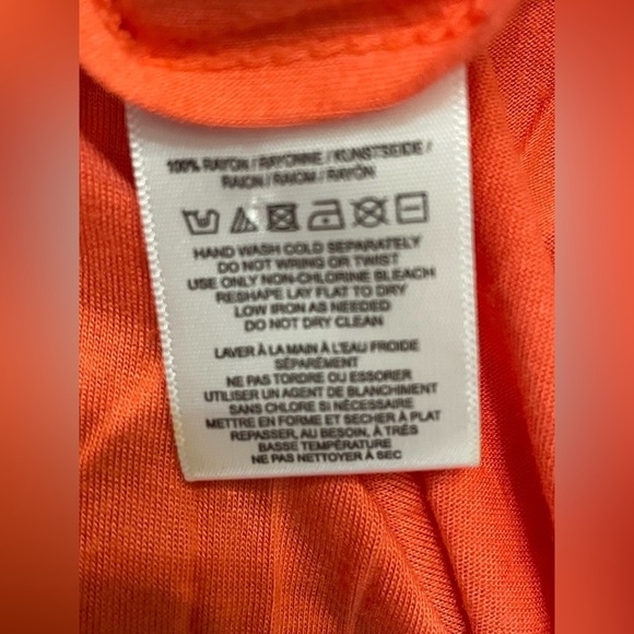 Free People Orange Tank Top Small - Picture 6 of 6